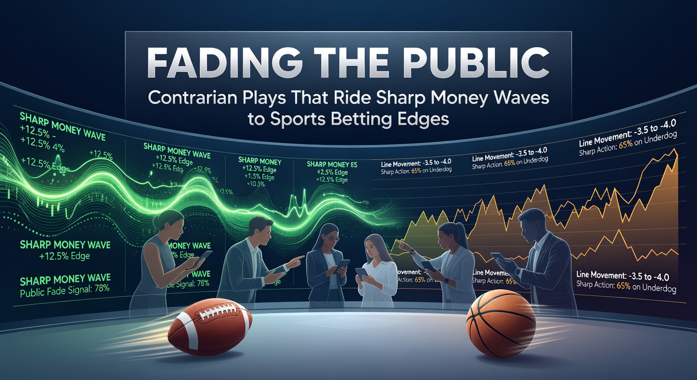 Graph showing line movements in NFL games where public favorites lost despite heavy backing