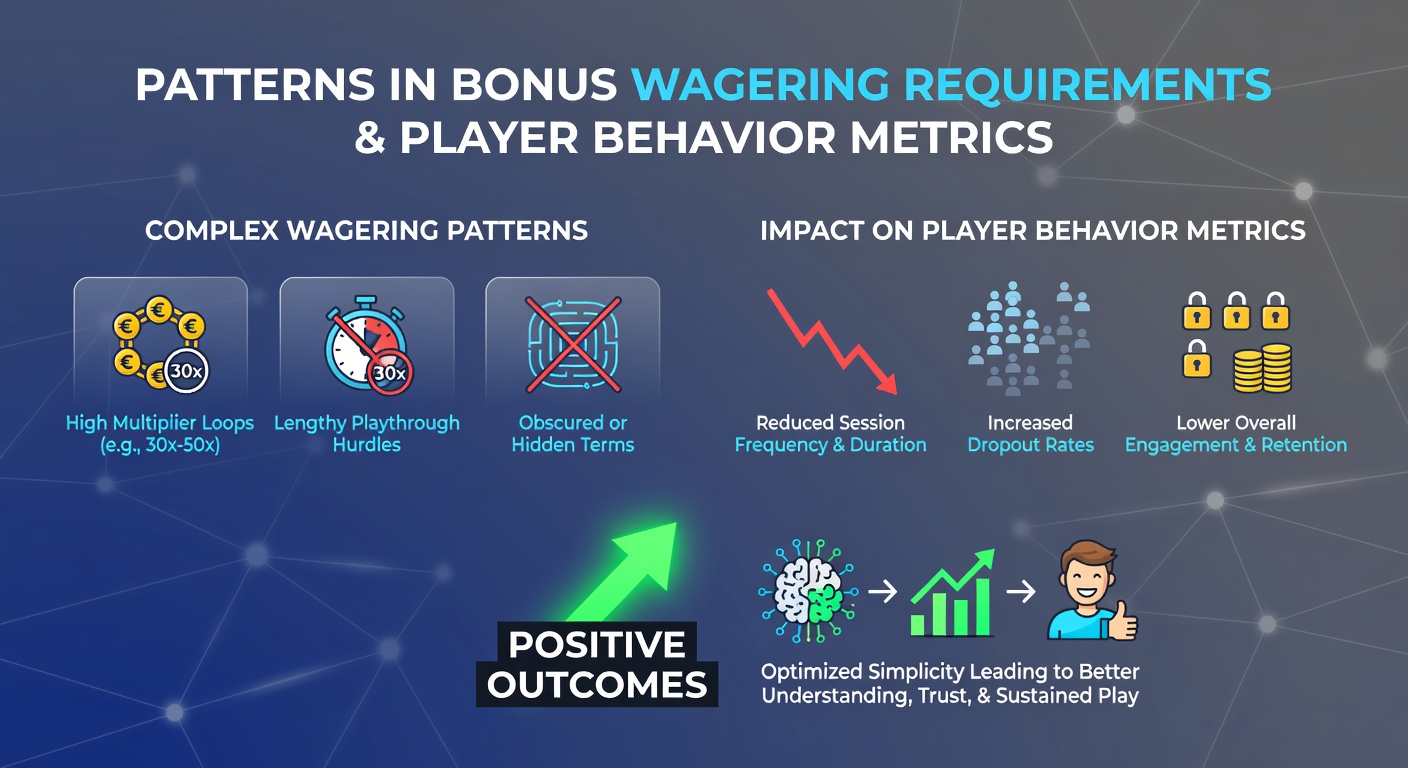 Visual representation of wagering requirement multipliers and their distribution across casino bonus offers
