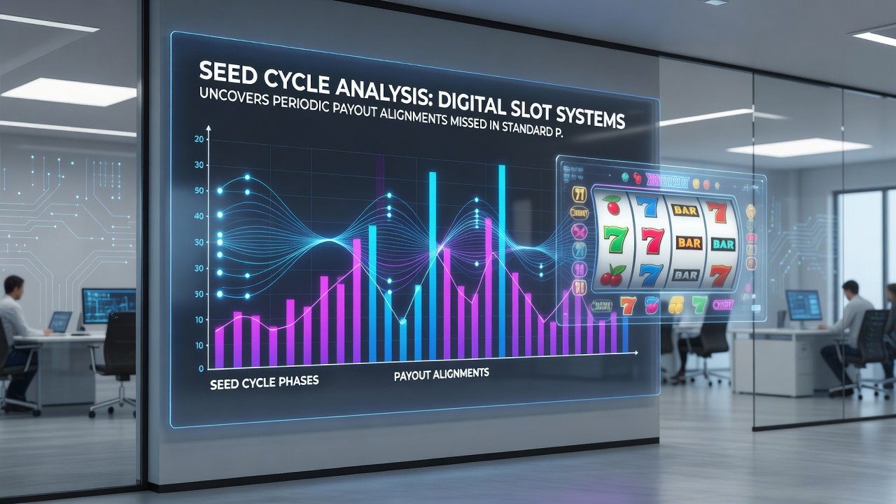 Detailed chart illustrating seed cycle length and payout frequency correlations in slot systems