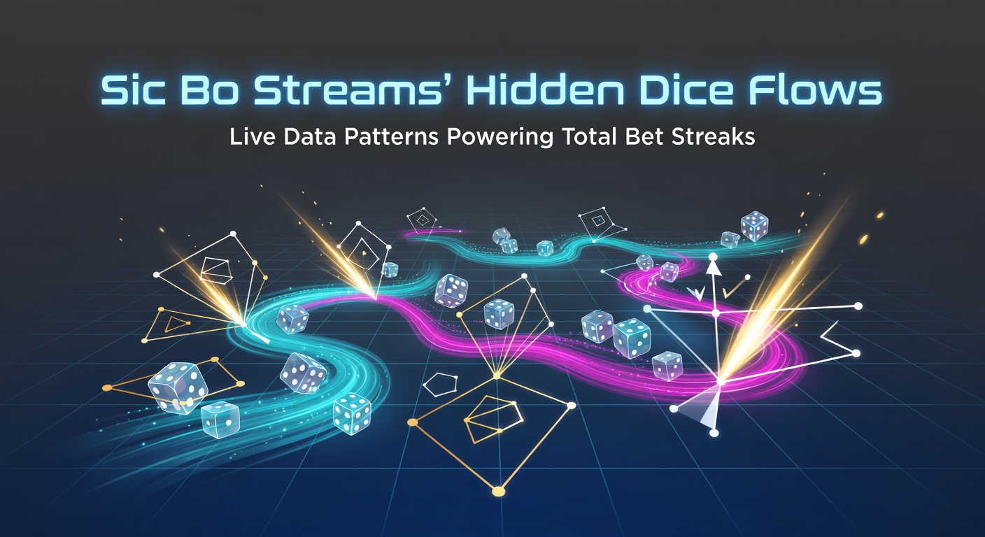 Live Sic Bo stream displaying dice totals on a digital table with betting options highlighted during a streak